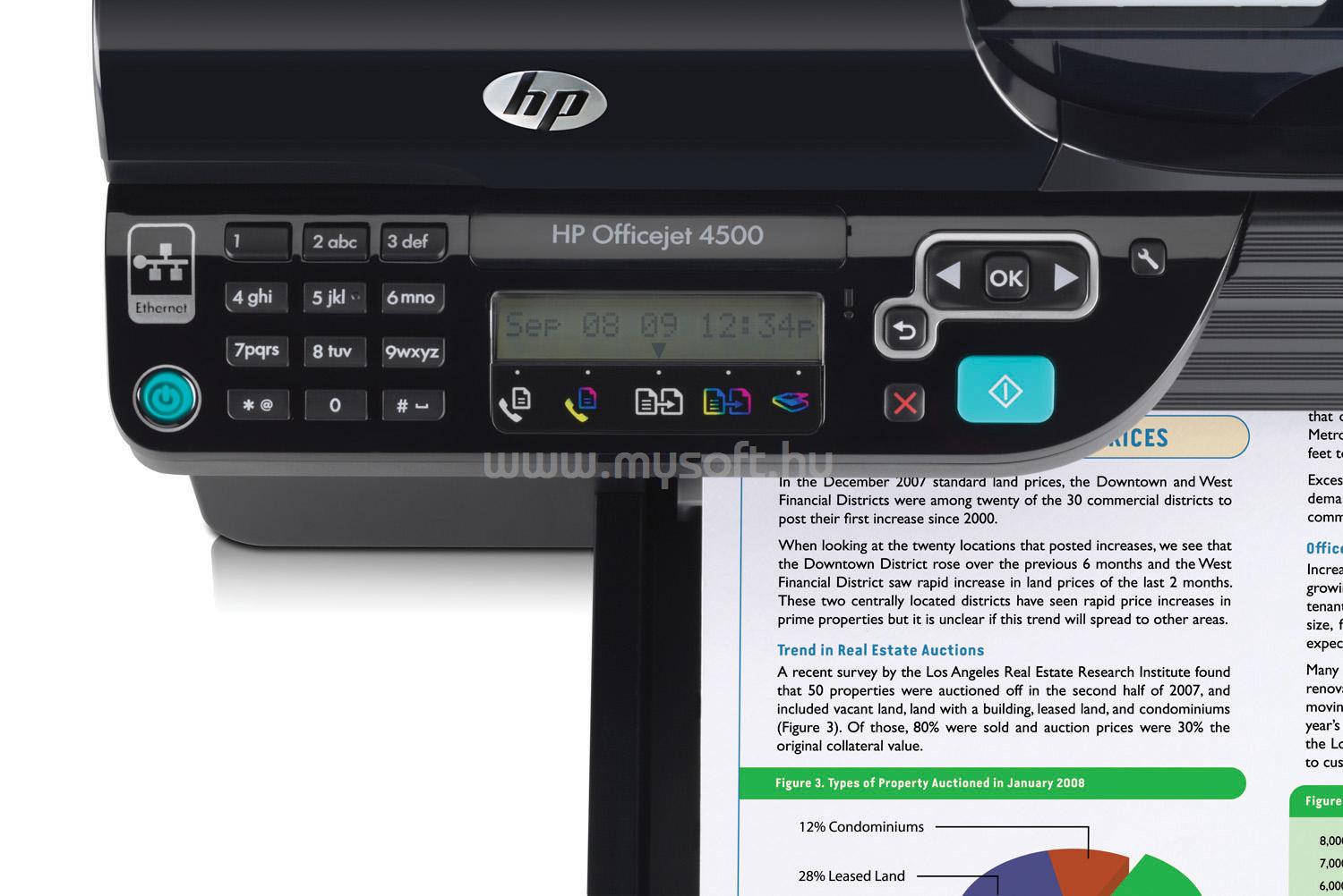 HP Officejet 4500 AllinOne Printer (CB867A) Multifunkciós színes