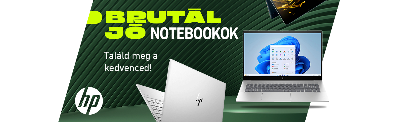 BRUTÁL JÓ HP NOTEBOOKOK