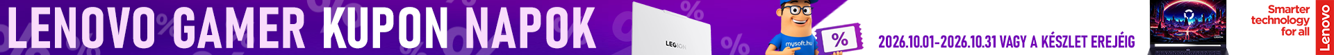 Lenovo gamer kupon napok!