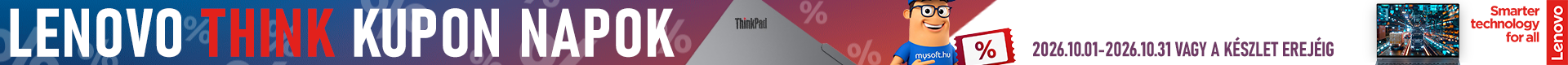 Lenovo Think kupon napok!