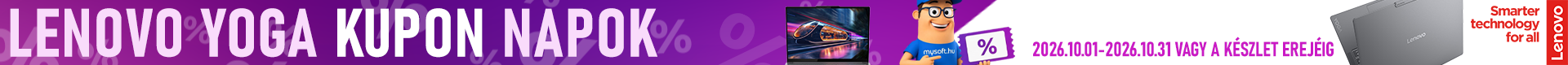 Lenovo Yoga kupon napok!