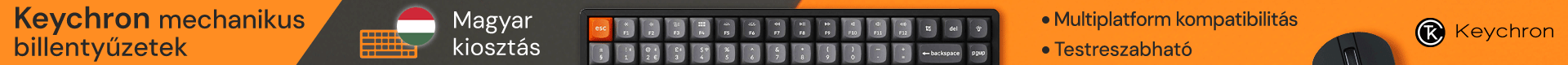 Keychron mechanikus billentyűzetek