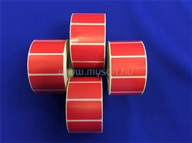 . Etikett, thermo, 25x45 mm, 1000 etikett/tekercs, piros CW_476253 small