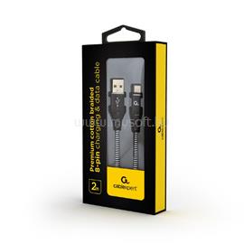 GEMBIRD Lightning/USB kábel 2m (fekete) CC-USB2B-AMLM-2M-BW small