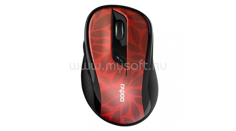 RAPOO M500 Egér BLUETOOTH (piros)