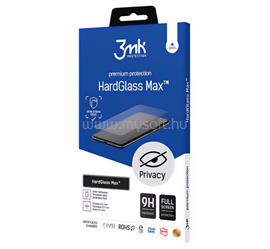 3MK Samsung S25 Edge HARD GLASS MAX PRIVACY képernyővédő üveg 3D, 9H + segédkeret, FEKETE GP-177381 small