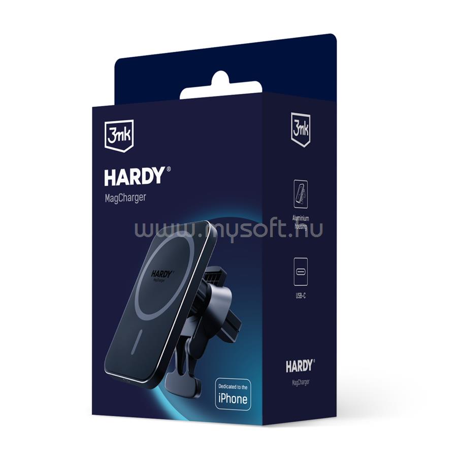3MK Hardy MagCharger autós töltő