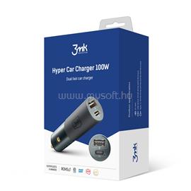3MK Hyper Car Charger 100W autós töltő 3MK464567 small