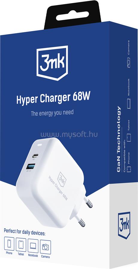 3MK Hyper Charger 68W töltő