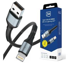 3MK iPhone 14 Plus / 14 Pro Max / 14 Pro 3MK Hyper N-Series adatkábel Type-C - lightning, 100cm, FEKETE GP-193834 small