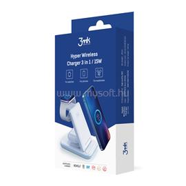 3MK Hyper vezeték nélküli töltő 3w1 15W 3MK483056 small