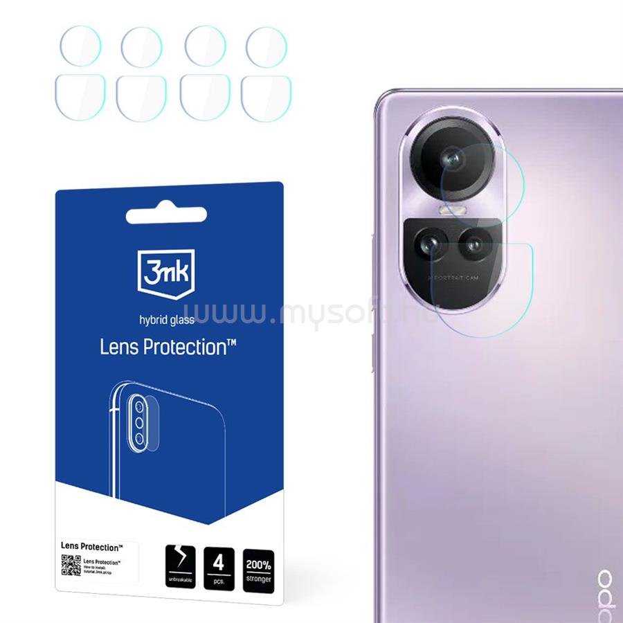 3MK Kameralencse védőfólia Oppo Reno 10 (CPH2531)/Pro