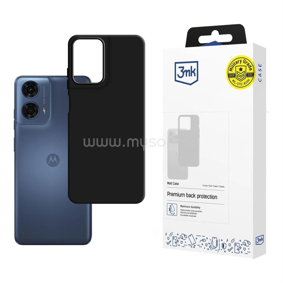 3MK Matt TPU anyagú Telefontok Motorola Moto G24 Power