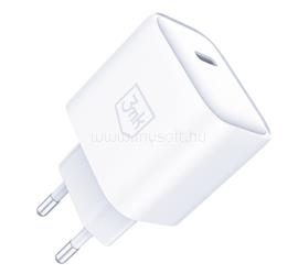 3MK 3MK RAYO CHARGER 20W hálózati töltő Type-C aljzat 20W, PD gyorstöltő 3.0 + Type-C kábel, FEHÉR GP-198900 small