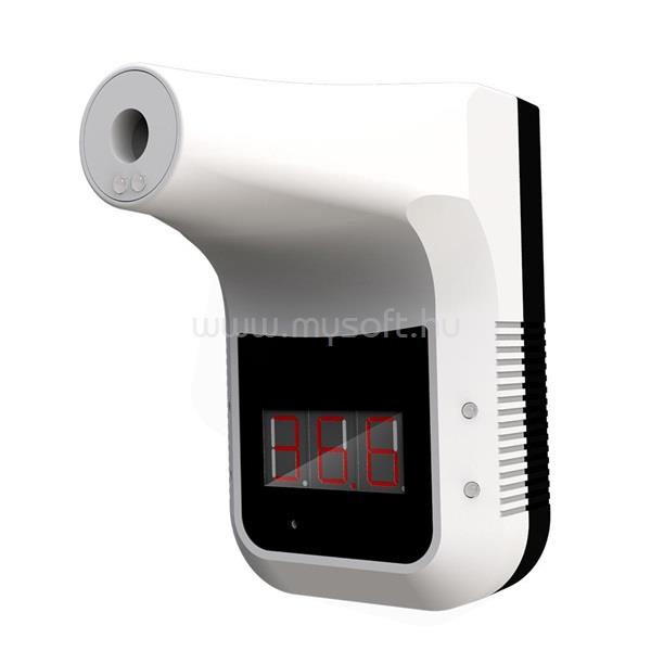 4PRO Fix telepítésű Hőmérő, infravörös, LCD kijelző, 1mp-es mérés, érintkezésmentes