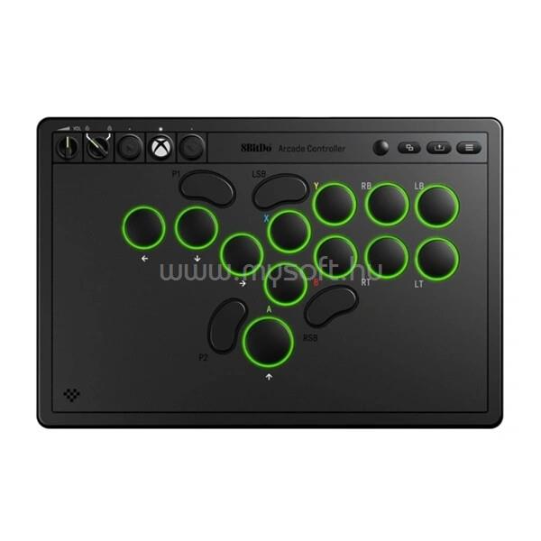 8BITDO Arcade Stick All-Button Xbox Series X|S / Xbox One / PC vezeték nélküli kontroller (fekete)