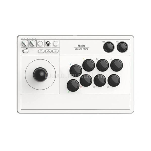 8BITDO Arcade Stick Xbox Series X|S / Xbox One / PC vezeték nélküli kontroller (fehér)