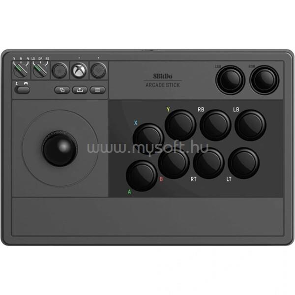 8BITDO Arcade Stick Xbox Series X|S / Xbox One / PC vezeték nélküli kontroller (fekete)