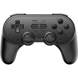 8BITDO Pro 2 Nintendo Switch / Switch 2 / PC / Mobil / Steam Bluetooth Hall-Effect vezeték nélküli kontroller (fekete) RET00409 small