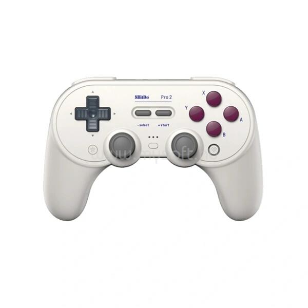 8BITDO Pro 2 Nintendo Switch / Switch 2 / PC / Mobil / Steam Bluetooth Hall-Effect G Classic vezeték nélküli kontroller