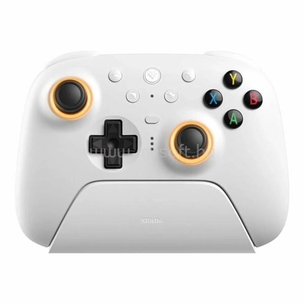 8BITDO Ultimate 2 Nintendo Switch / Switch 2 / PC Hall-Effect vezeték nélküli kontroller (fehér)