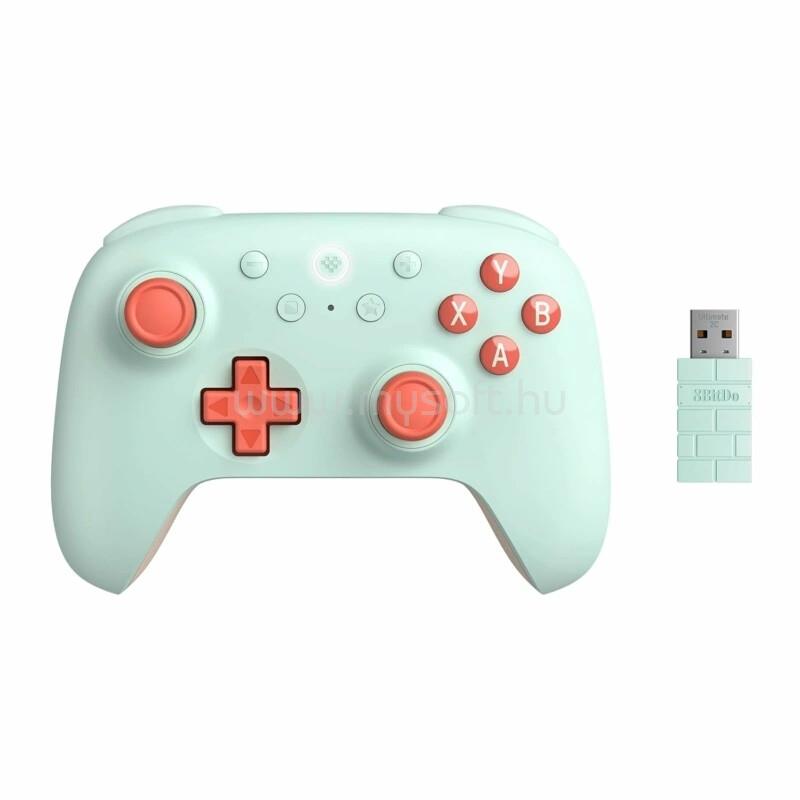 8BITDO Ultimate 2C Wireless, PC, Mobil (Android), Hall-Effect vezeték nélküli kontroller (menta)