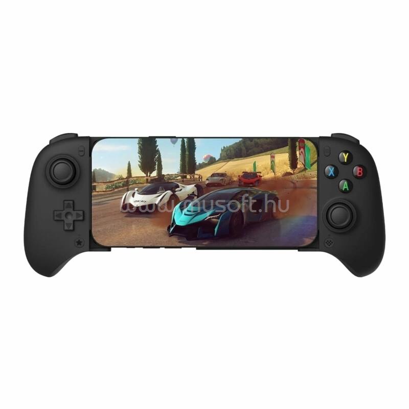 8BITDO Ultimate Mobile, iOS, Android, tvOS, 100-170 mm, Hall Effect, Bluetooth vezeték nélküli kontroller (fekete)