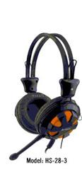 A4-TECH narancs-fekete gamer headset HS_28-3 small