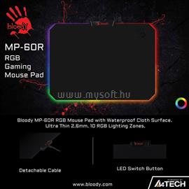 A4-TECH Bloody MP-60R RGB LED gamer egérpad MP-60R small