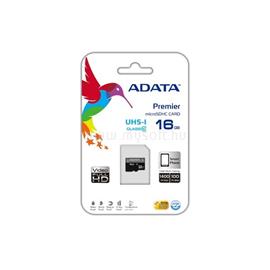 ADATA MicroSDHC Premier 16GB UHS-I CLASS10 memóriakártya AUSDH16GUICL10-R small