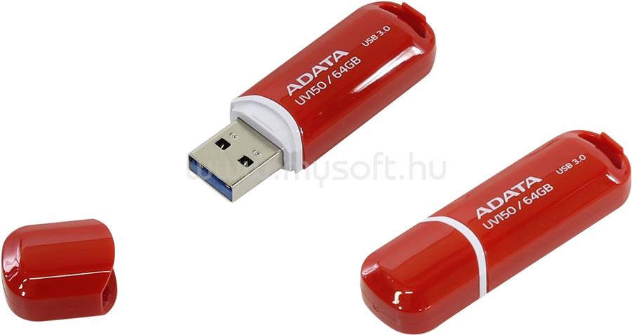 ADATA UV150 Pendrive 64GB USB3.1 (piros)