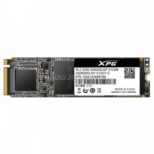 ADATA SSD 512GB M.2 2280 NVMe Gen3x4 SX6000 Lite