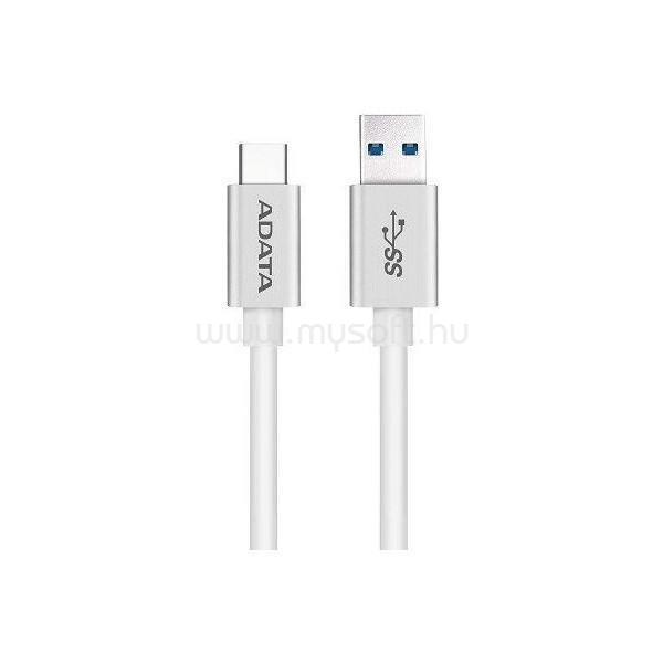 ADATA USB 3.2 - USB TypeC Kábel 1m műanyag ezüst