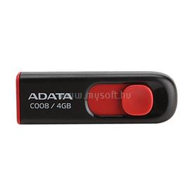 ADATA C008 Pendrive 4GB USB2.0 (fekete-piros) AC008-4G-RKD small