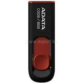 ADATA C008 Pendrive 8GB USB2.0 (fekete-piros) AC008-8G-RKD small