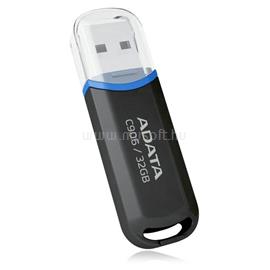 ADATA C906 Compact Pendrive 32GB USB2.0 (kék-fekete) AC906-32G-RBK small