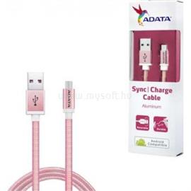 ADATA Sync and Charge USB- micro USB Rose gold  töltő/adatkábel AMUCAL-100CMK-CRG small