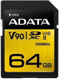 ADATA 64GB SD Premier ONE (SDXC Class 10 UHS-II U3) memória kártya ASDX64GUII3CL10-C small