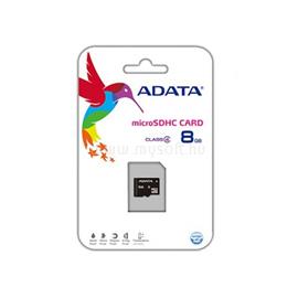 ADATA MicroSDHC 8GB CLASS 4 adapter nélkül AUSDH8GCL4-R small