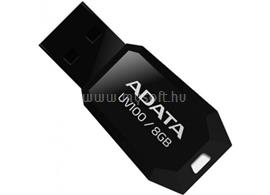 ADATA DashDrive UV100 Slim Bevelled Pendrive 8GB USB2.0 (fekete) AUV100-8G-RBK small