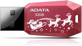 ADATA karácsony Pendrive 32GB USB2.0 (piros) AUV100F-32G-RRD small