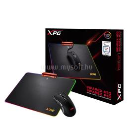 ADATA INFAREX M10 fekete optikai gamer egér + INFAREX R10 gamer egérpad INFAREXM10PLUSINFAREXR10 small