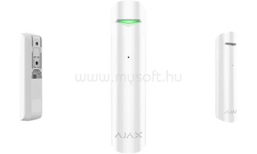 AJAX GlassProtect vezetéknélküli üvegtörés érzékelő (fehér)