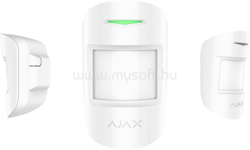 AJAX MotionProtect Plus vezetéknélküli kombinált PIR+MW mozgásérzékelő (fehér)