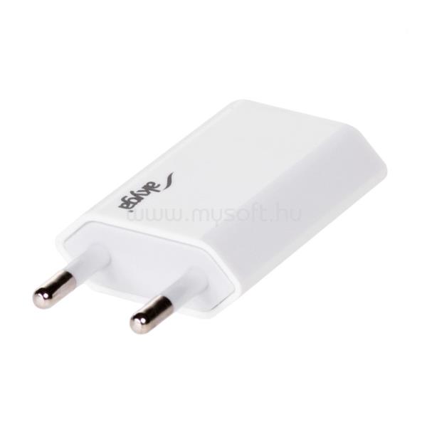 AKYGA Töltő AK-CH-03WH USB 5V / 1.0A 5W