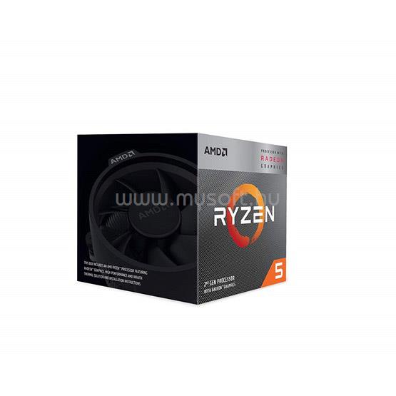 AMD Ryzen 5 3600 (6 Cores, 32MB Cache, 3.6 up to 4.2 GHz, AM4) Dobozos, hűtéssel, nincs VGA