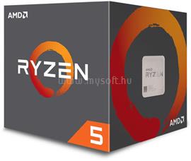 AMD Ryzen 5 2600 (6 Cores, 16MB Cache, 3.4 up to 3.9GHz, AM4) Dobozos, hűtéssel, nincs VGA YD2600BBAFBOX small