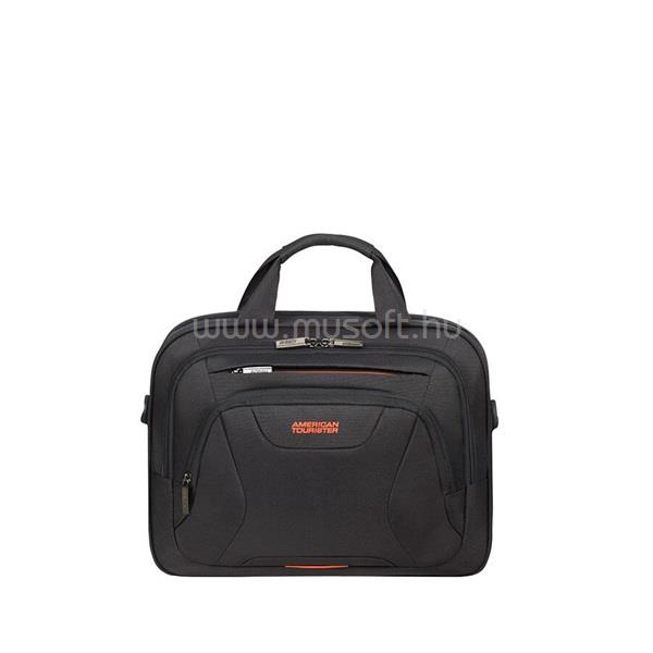 AMERICAN TOURISTER Notebook táska 88531-1070, LAPTOP BAG 13.3"-14.1" (BLACK/ORANGE) -AT WORK