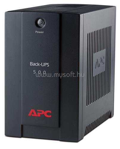 APC UPS 500VA C13/C14 Back Vonali-interaktív