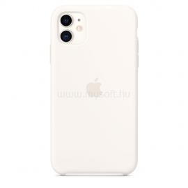 APPLE iPhone 11 fehér szilikon tok MWVX2ZM/A small